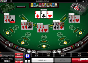 Multihand 3 Card Poker
